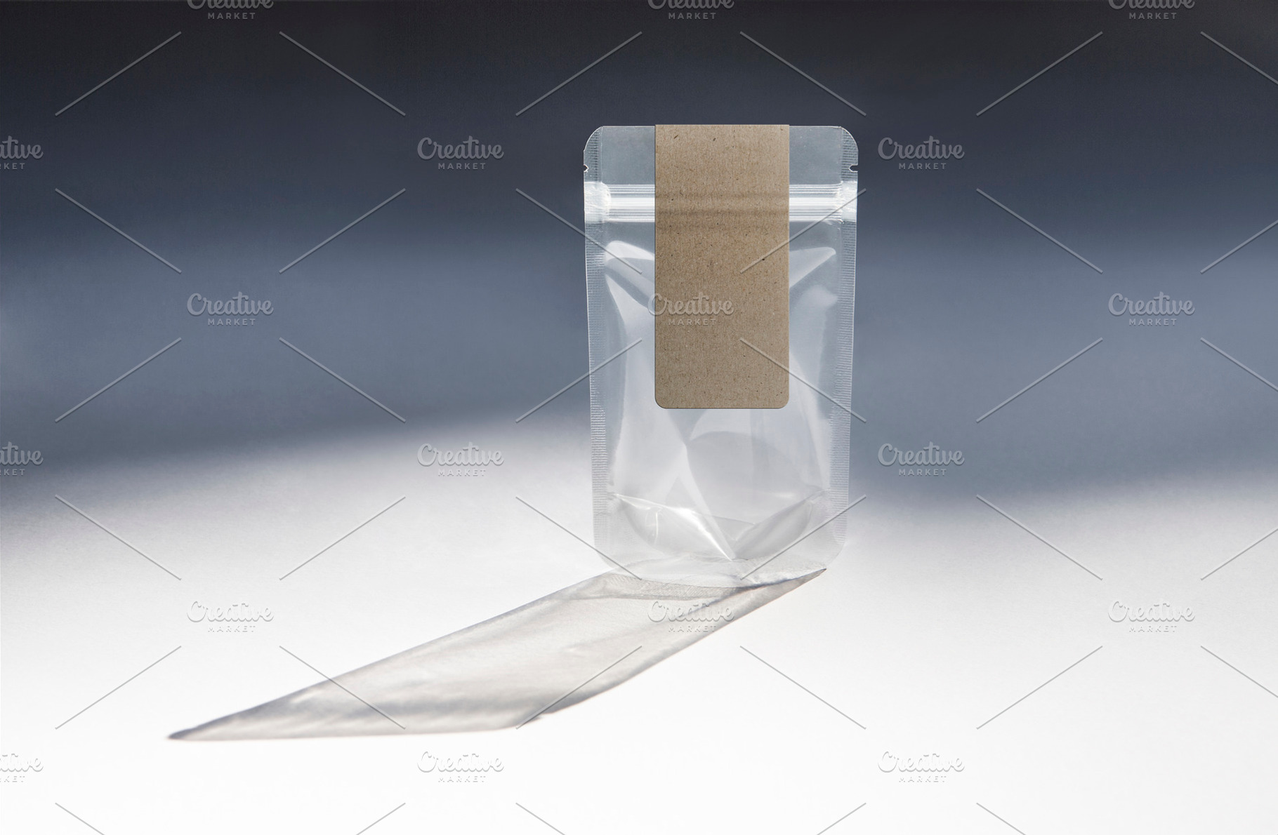transparent plastic pouch, a Photo by UN-BRANDED