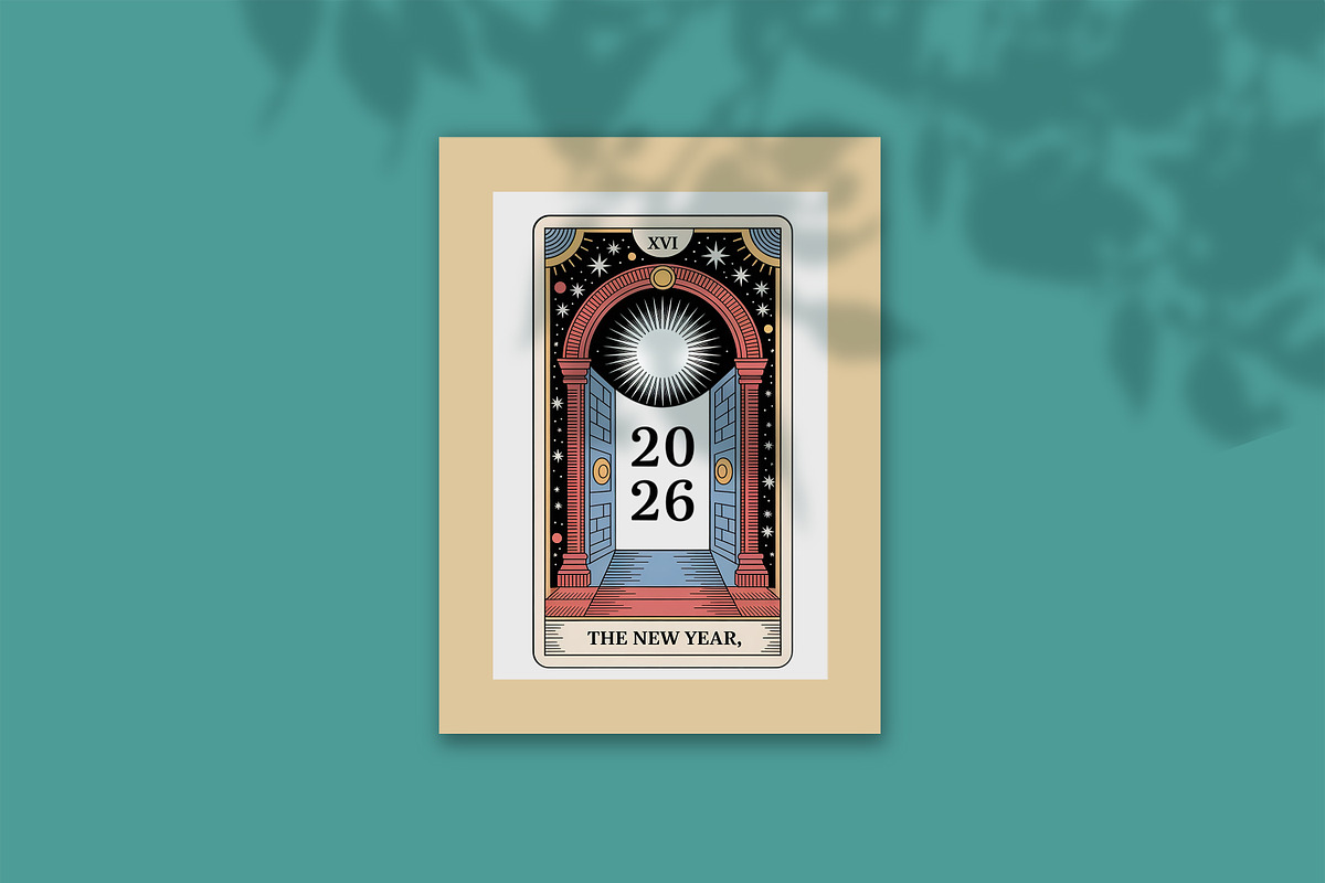 Festive New Year 2026 Clipart Bundl, an Illustration by Ahmad Designs (Photo 2 of 3)
