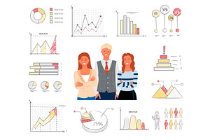 Team Of Business People, Infocharts