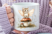 Whimsical Cat Watercolor Clipart, an Animal Illustration by Rose Art (Thumbnail 5 of 6)