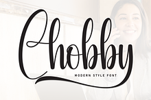 Chobby | Script Font