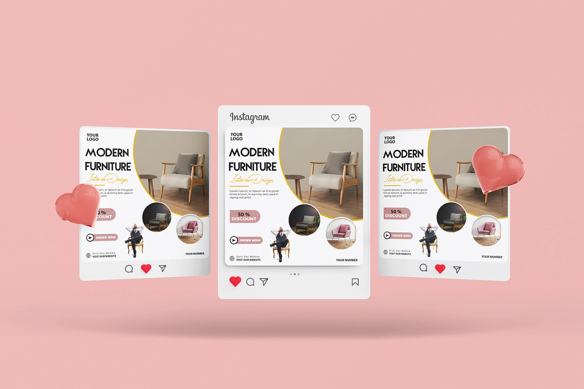 Furniture Shop Flyer Design, a Flyer Template by YUDesignStore (Photo 3 of 6)