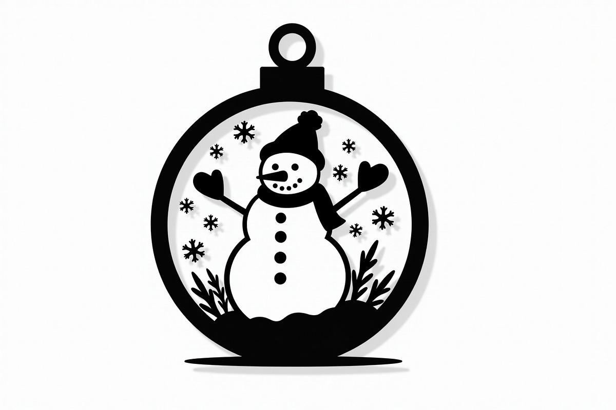 Christmas Ornament Laser Cut Bundle, a Graphic by Creativeshirt (Photo 8 of 16)