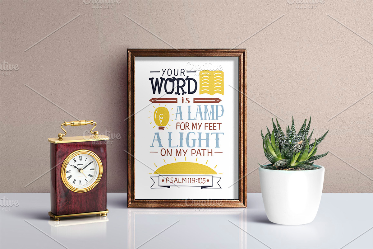 7 THE BEST BIBLE VERSES #2, an Illustration by Ola-la-la (Photo 2 of 8)