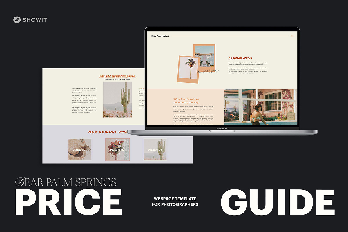 Retro | Photo Price Guide Webpage, a Websites & App Template by Studio Leelou (Photo 1 of 8)