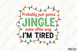 Probably Just Gonna Jingle Christmas, an Illustration by CraftArtStudio