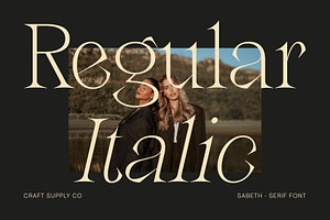 Sabeth - Elegant Typeface