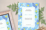 Blue Flower Watercolor Wedding Suite, an Invitation Template by Love Design (Thumbnail 5 of 13)