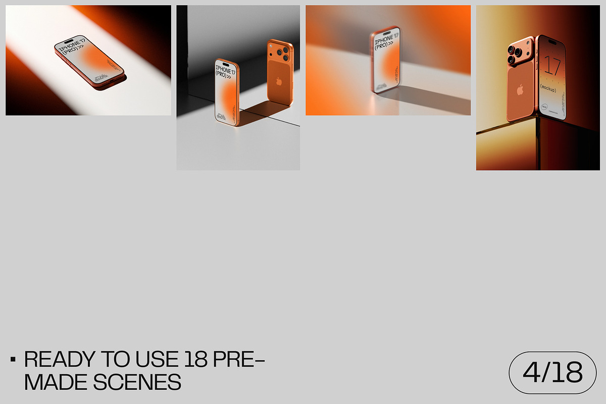 Apple device mockups v3, a Device Mockup by Creatoom (Photo 2 of 12)