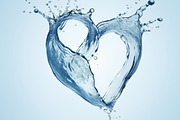 Water Hearts. 23 images, a Food Illustration by Handmadefont (Thumbnail 3 of 10)