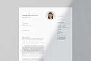 Resume Template, a Resume Template by Designsoul14 (Thumbnail 4 of 6)