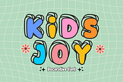Kids Joy - Display Font Kids, a Font by KiddoGlyphs Studio (Thumbnail 1 of 3)