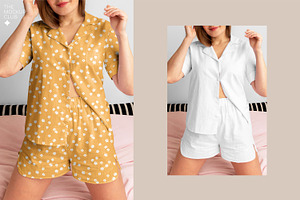 FEMALE PYJAMA MOCKUPS