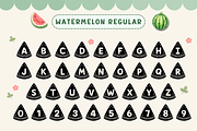 Watermelon Decorative Font Duo, a Symbol Font by AnningArts (Thumbnail 5 of 6)