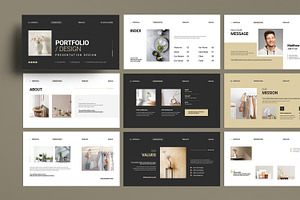 Minimal Portfolio Presentation, a Presentation Template by MightyDesign