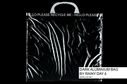 Dark plastic / aluminium bag mock-up, a Product Mockup by Rainy Day (Thumbnail 1 of 4)
