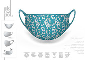 Face Mask Mockup, a Mask Mockup by akropol (Thumbnail 4 of 12)