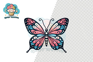 Butterfly Clipart Illustrations Pack