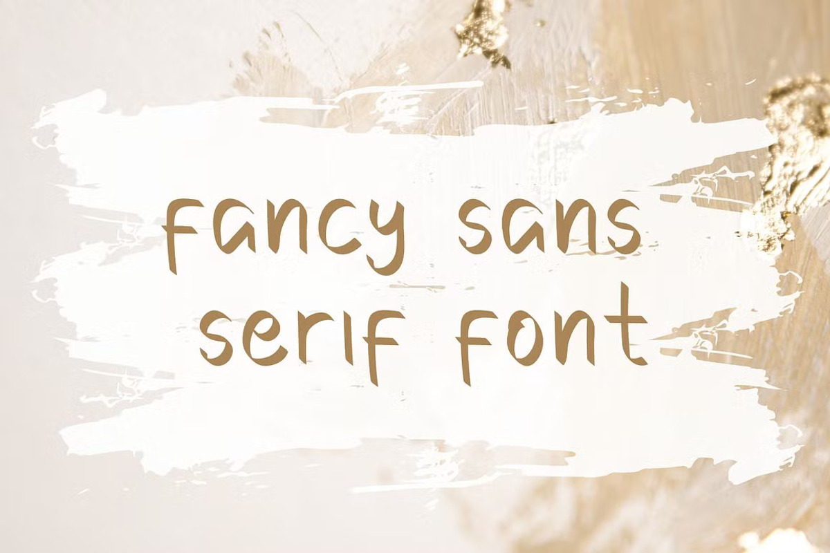 Lila Mae Fancy Sans Serif Font, a Sans Serif Font by GearShift (Photo 5 of 7)