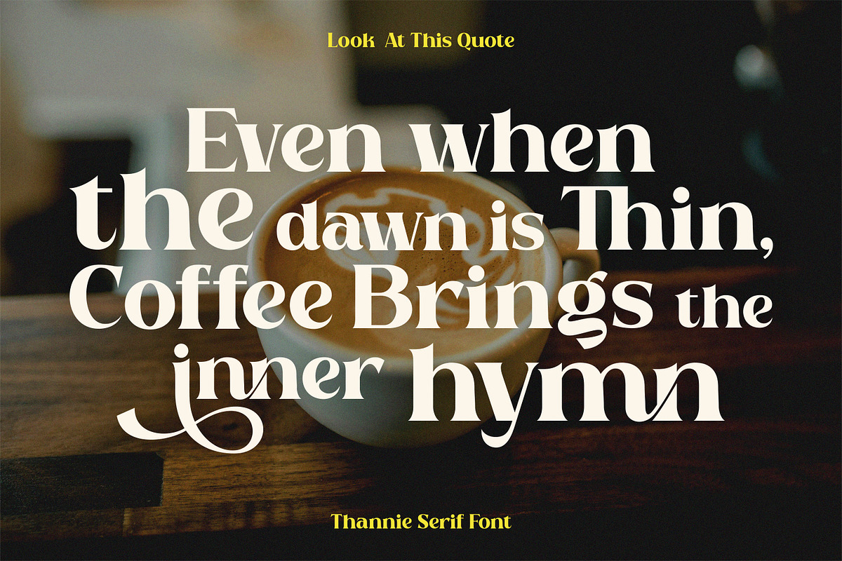 Thannie | Modern Display Serif, a Serif Font by BlancaLab Studio (Photo 2 of 5)