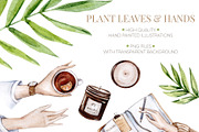 Watercolor Work Home Office Clipart, a Decorative Illustration by S_ARTLOVE (Thumbnail 3 of 8)