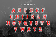 Anxiety Of Sadness - Blackletter, a Blackletter Font by Arendxstudio (Thumbnail 9 of 9)