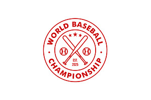 Baseball Sport Emblem Badge Logo, a Branding & Logo Template by Buqancreative