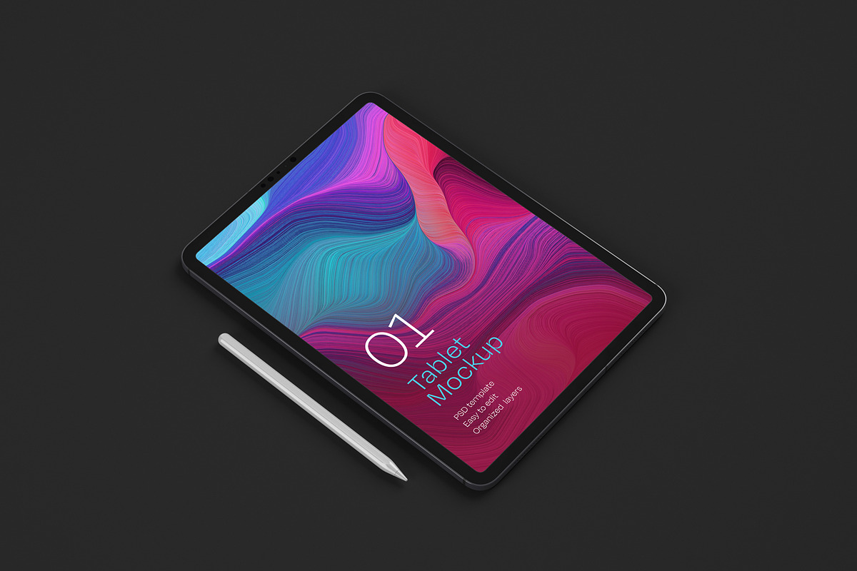 iPad Pro Mockup Set | Tablet Screen, an iPad Mockup by Deeplab (Photo 4 of 19)