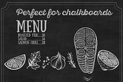 Salmon & Fish vector sketch, a Food Illustration by Aquatinta (Thumbnail 9 of 13)