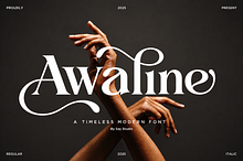 Luxury Wedding Serif Font - Awaline