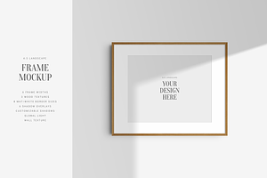 Frame Mockup 4:5 Landscape, a Mockup by DESIGN BY nube
