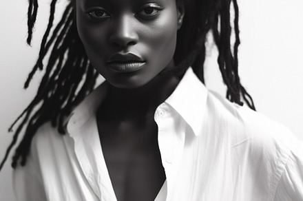 Authentic Black and White Portrait, a Beauty & Fashion Photo by Iconogenic