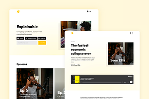 Framer Website Template - Podcast, a Templates & Theme by Jurre Houtkamp