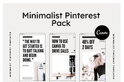 Minimalist Pinterest Canva Template, a Social Media Template by Cultive Creative (Thumbnail 1 of 12)