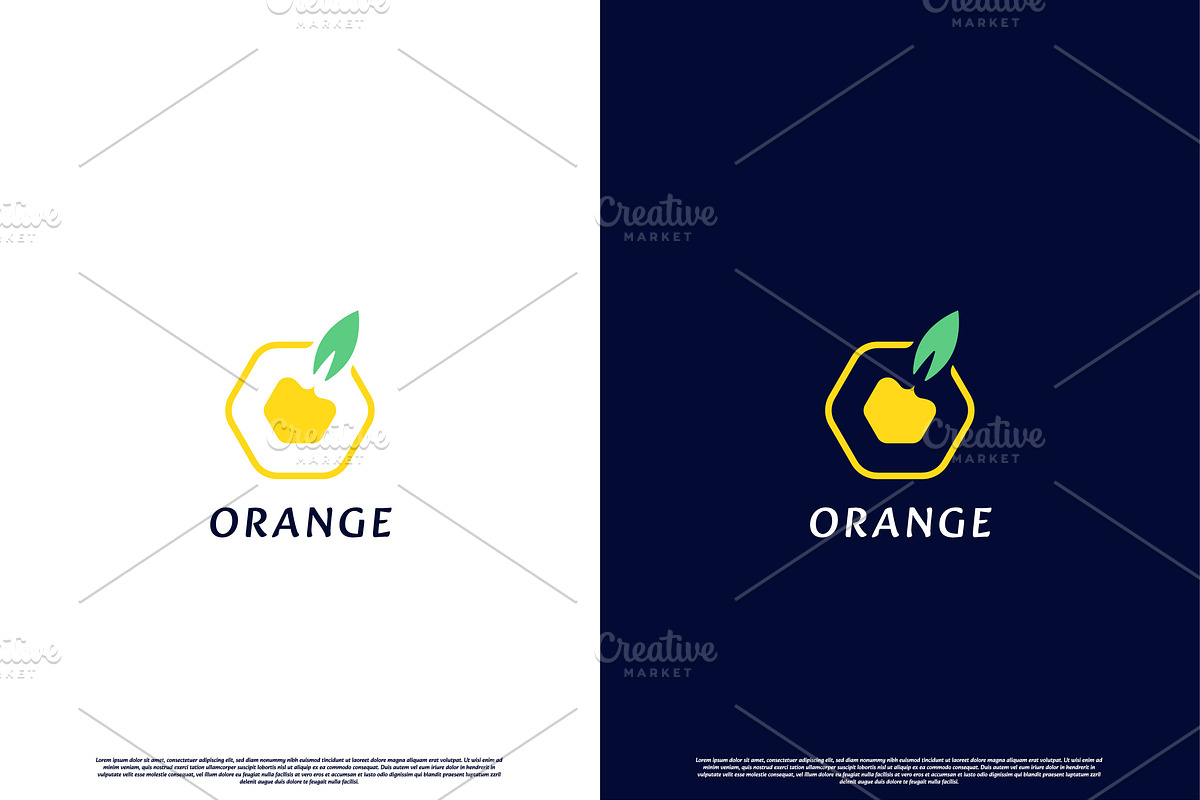 Orange Hexagon Logo Design Icon, a Branding & Logo Template by Morvana Crew