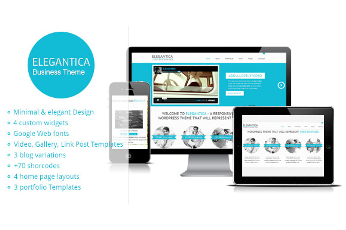 Elegantica - Business HTML Template, a Websites & App Template by PremiumCoding (Photo 1 of 5)