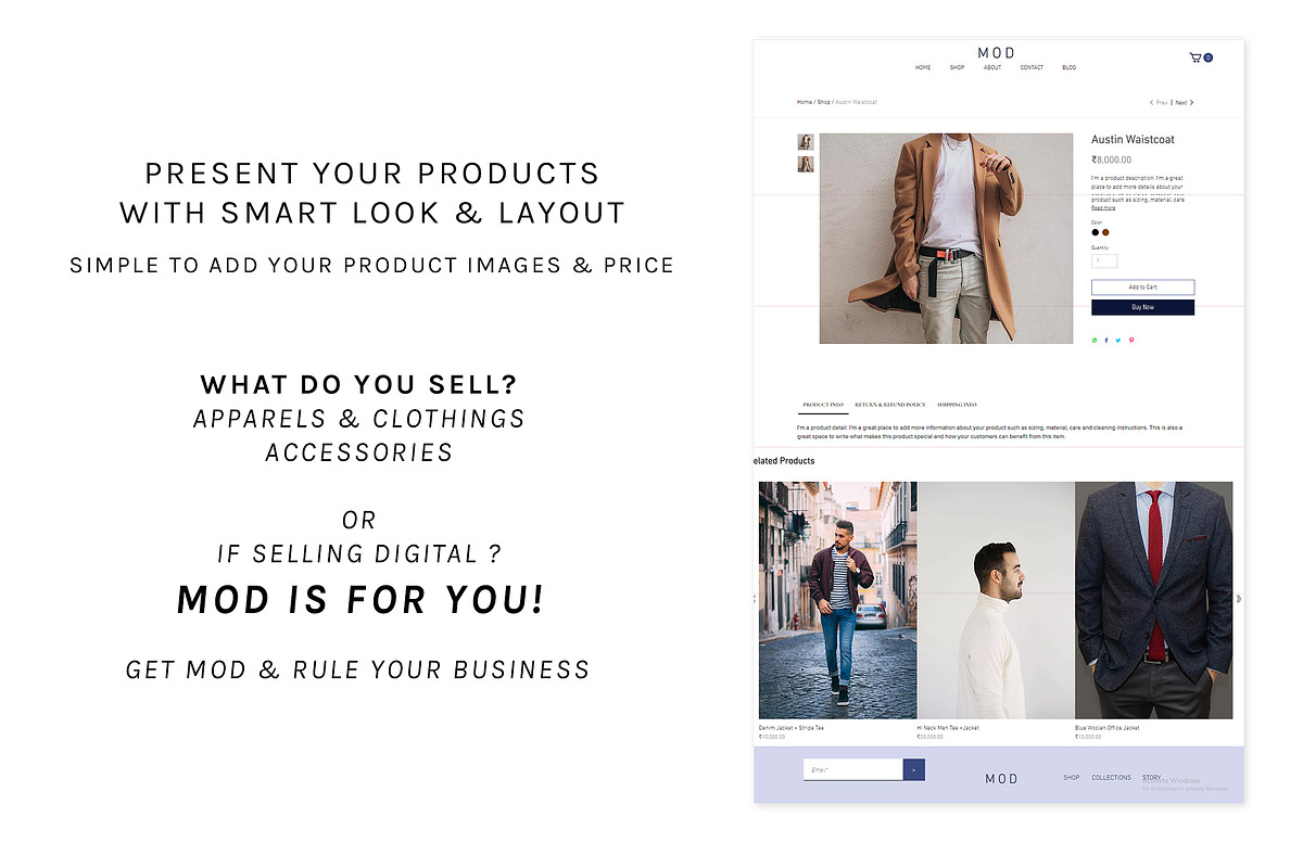 Wix Ecommerce Studio Template | MOD, a Wix Template by Design Unique (Photo 5 of 7)