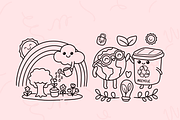 Bold & Easy Coloring Book Bundle, an Empty State Illustration by Neon Studio (Thumbnail 10 of 32)