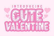 Cute Valentine - Playful Heart Font