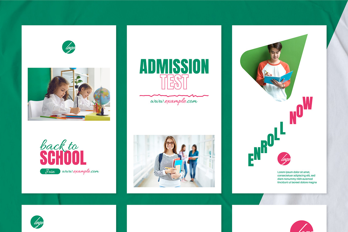 Back To School Story Template, a Social Media Template by MightyDesign (Photo 2 of 7)