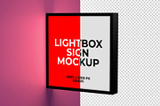 Lightbox Sign Mockup, an Advertising Mockup by Medialoot (Thumbnail 7 of 7)