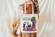Halloween Goose Born to Read Design, an Illustration by Libby Wishes (Thumbnail 5 of 6)