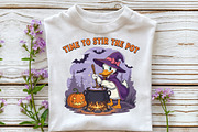 Halloween Goose Time to Stir the Pot, an Illustration by DreamCafeArt (Thumbnail 4 of 7)