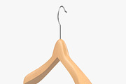 Wooden Clothes Hanger, an Object 3D Model by 3D_PikNik (Thumbnail 3 of 19)