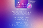 Aura Font Trio | Modern Handwritten, a Handwritten Font by Waris Studio (Thumbnail 4 of 9)