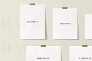 Customizable Taped Poster Mockup, a Graphic by HALFTOUNE (Thumbnail 5 of 6)