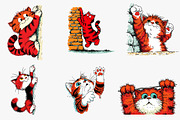 funny cat clip art, an Illustration by CreationArt (Thumbnail 5 of 5)
