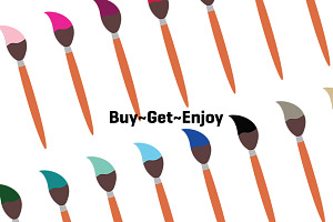 Paintbrushes Clipart