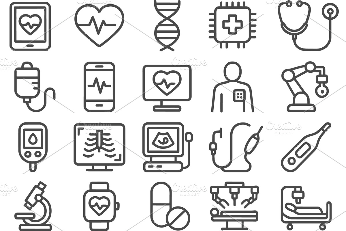 Health technology and medical, a Healthcare Illustration by ZinetroN