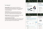 Notion Client Portal Project Planner, a Stationery Template by TheCoastlineStudio (Thumbnail 6 of 10)